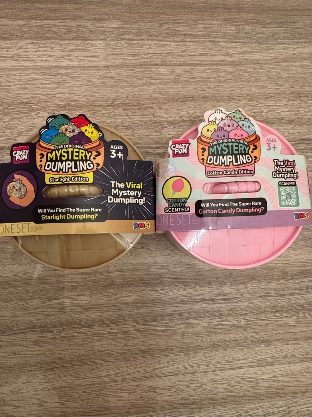 Mystery Dumpling Kids Toy - Pink Cotton Candy & Gold Starlight Editions
